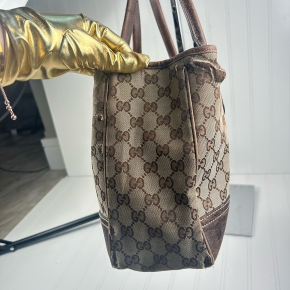 Gucci Beige and Brown Shoulder Bag - Picture 6 of 16